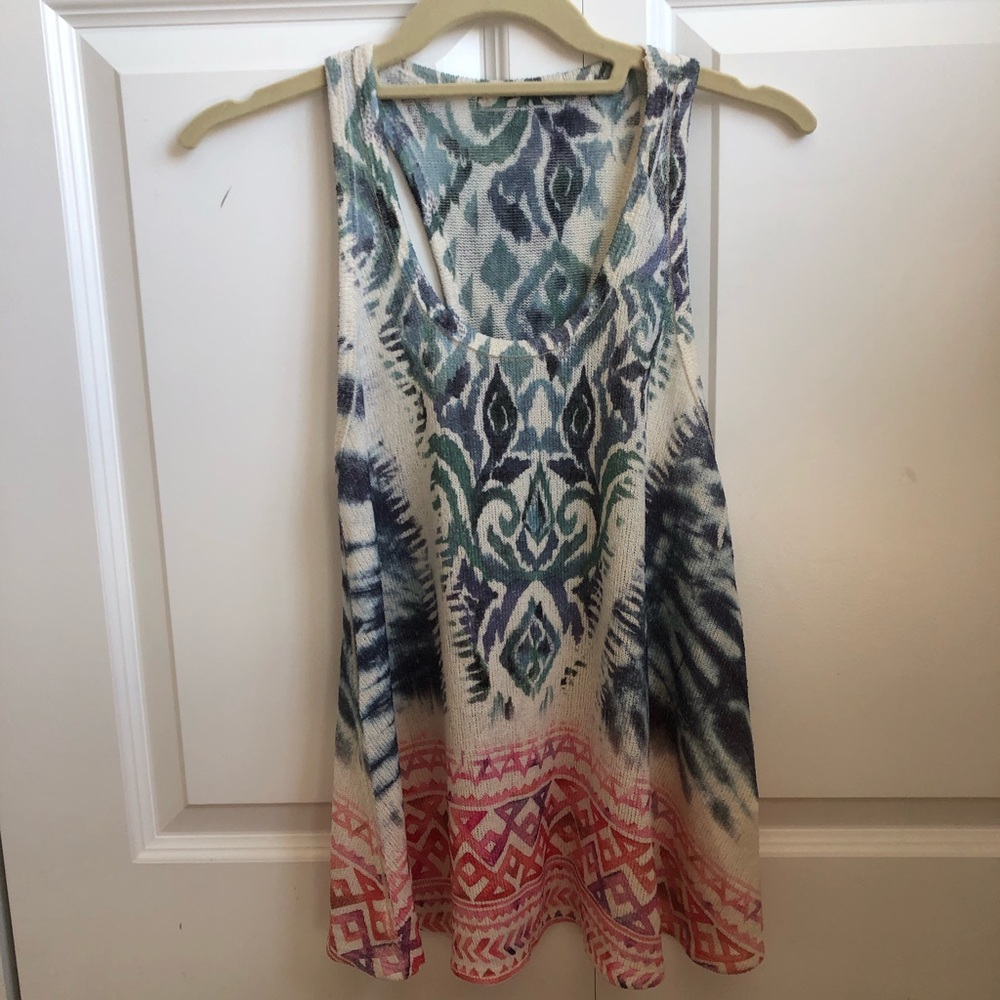 Gaze USA tribal racerback tank top